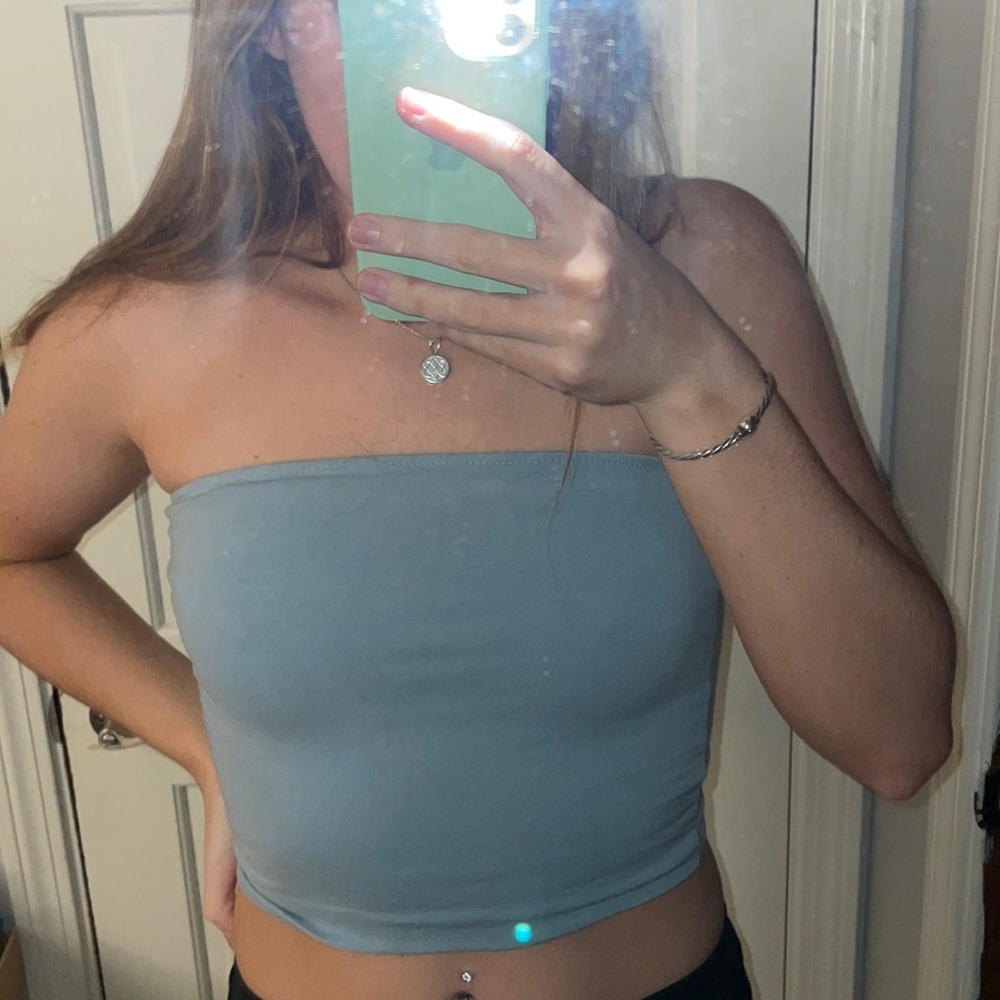 Blue Tube Top